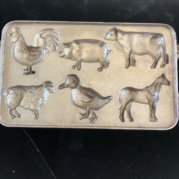 New Farm animal cookie pan Chocolate Molds all metal - Picture 4 of 7